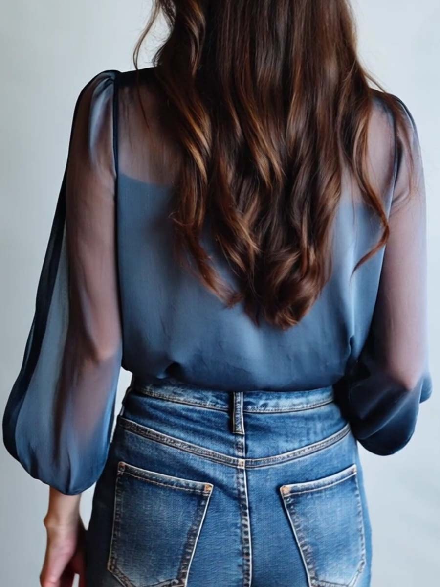 Floral Boho Chic Women's Blouse - Elena Harper