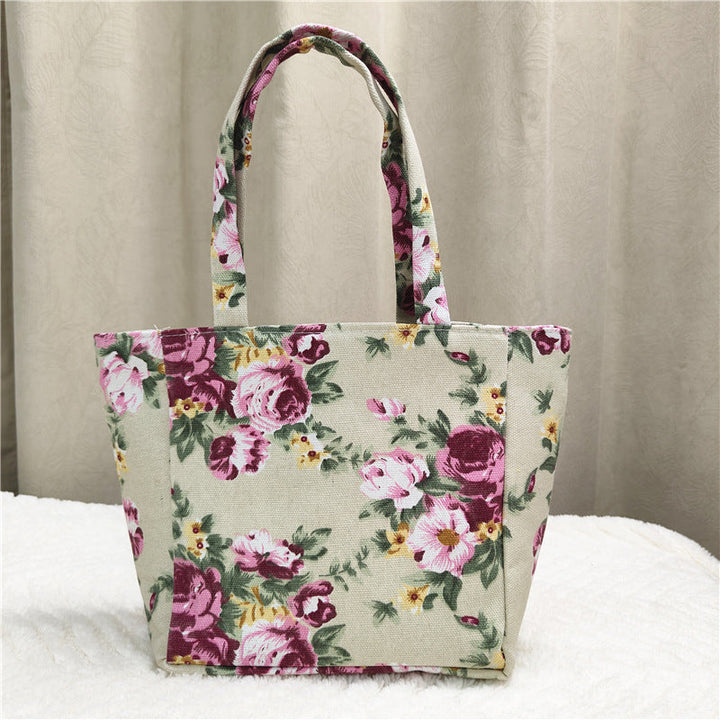 Vintage Floral Print Bag