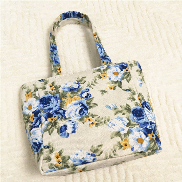 Vintage Floral Print Bag