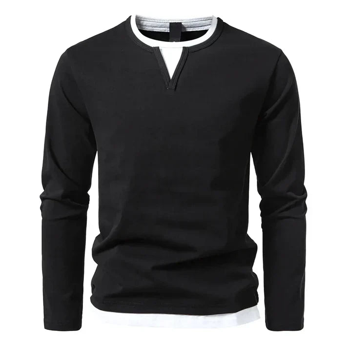 Alwin - Premium Long-Sleeved Shirt Made From Combed Cotton