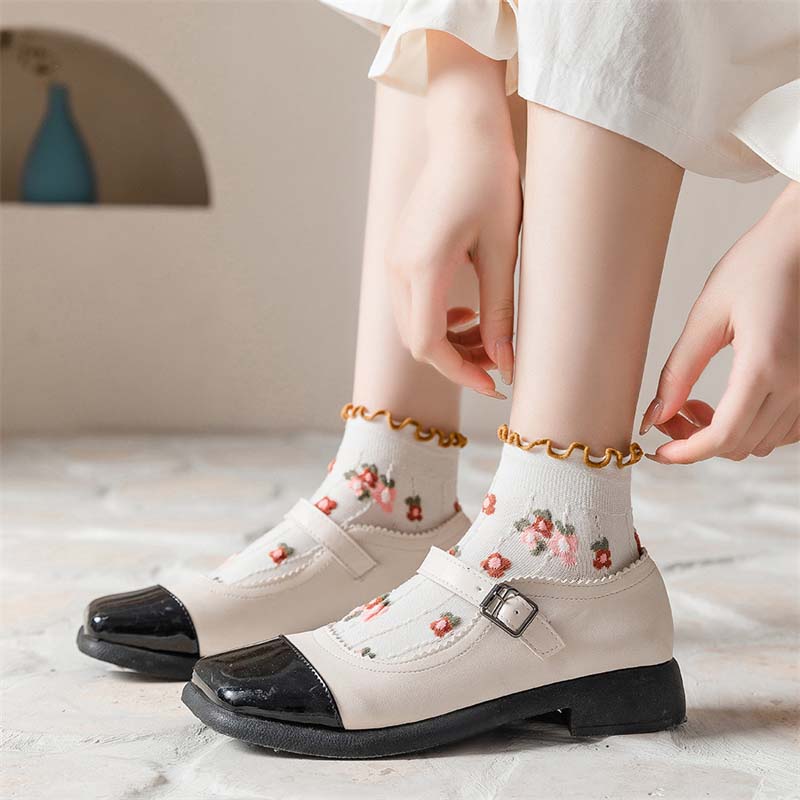 Vintage Floral Socks