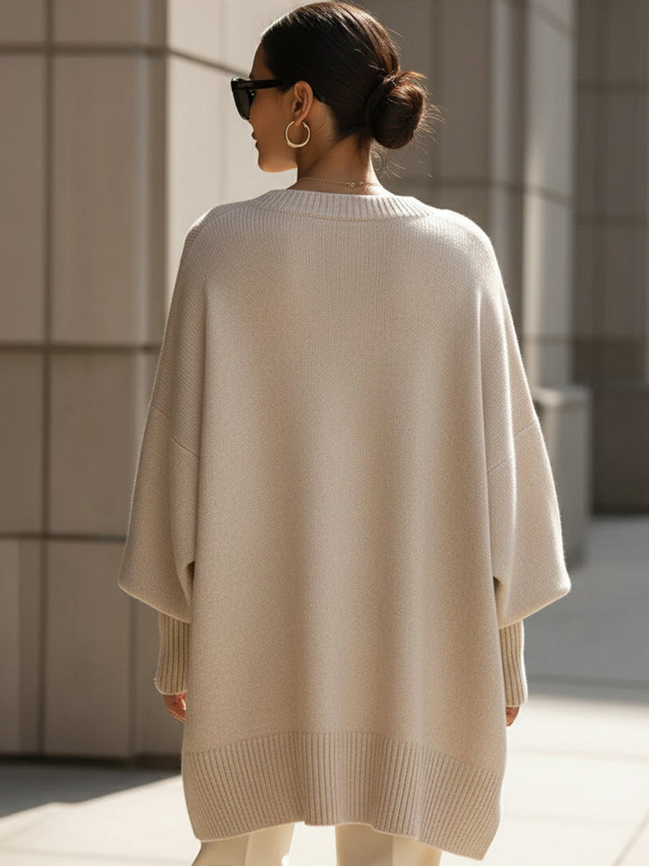 Alina Minimal Luxe Knit Sweater - Elena Harper