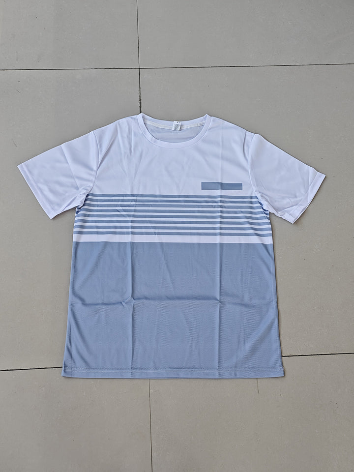 ELENA HARPER™  |  ASYMMETRICAL STRIPED SHIRT FOR MEN