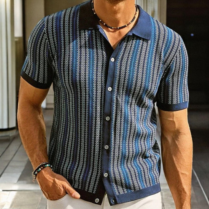 ELENA HARPER™  |  CHEVRON PATTERN SHIRT FOR MEN