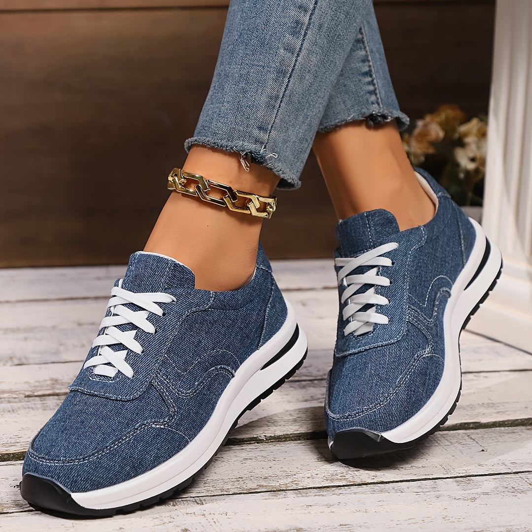 Izzy™ | Comfortable Sneakers with Denim Fabric