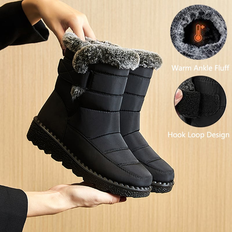 Winter Padded Boots for Women with Fleece Lining - Liora