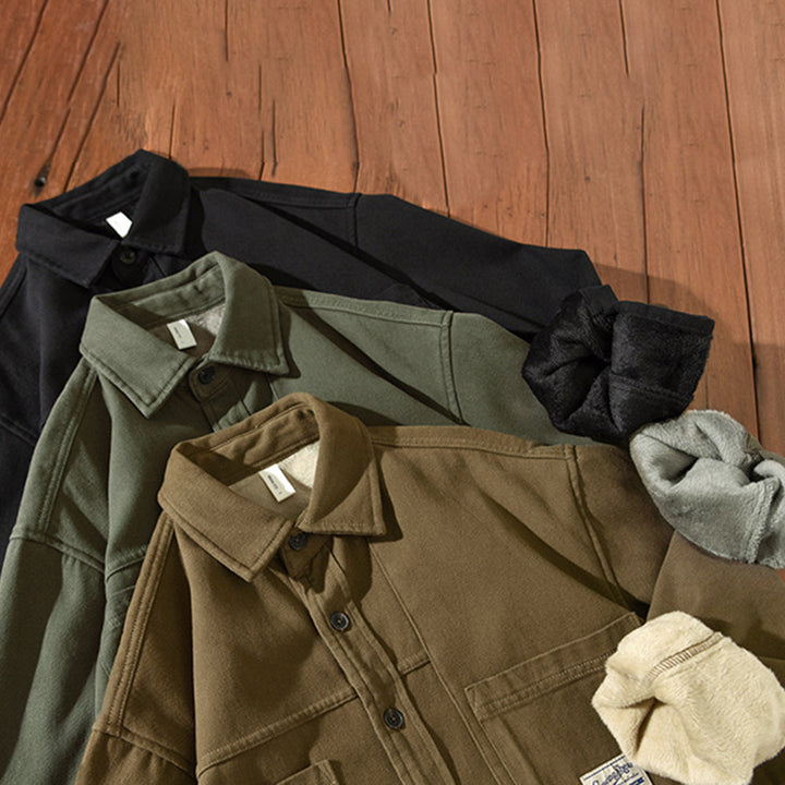ELENA HARPER™  |  CARGO FLEECE SHIRT FOR MEN