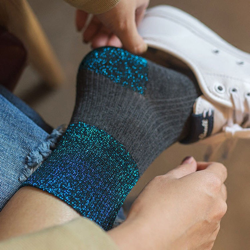 Casual Color Block Socks