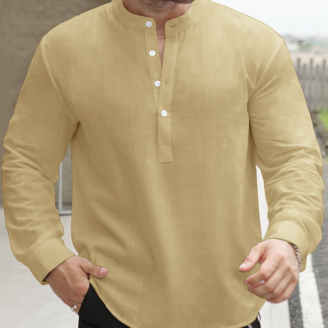 ELENA HARPER™  |  BOAT NECK SHIRT FOR MEN