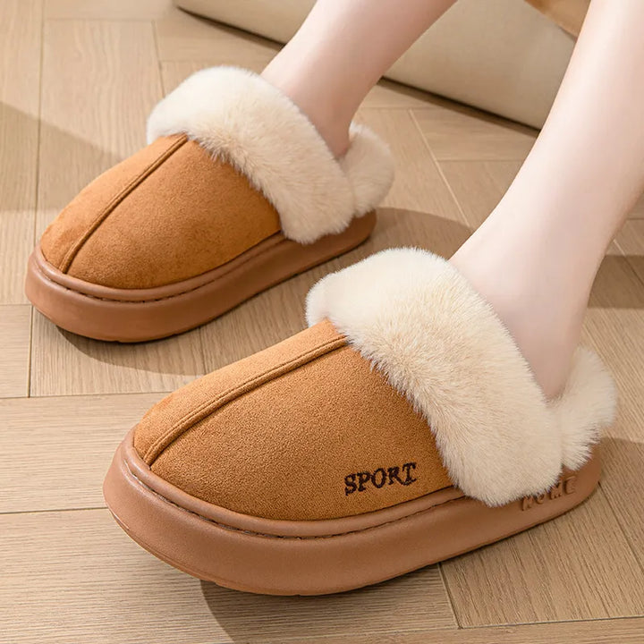 Eva Confort - Women's Slippers with Suede Interior