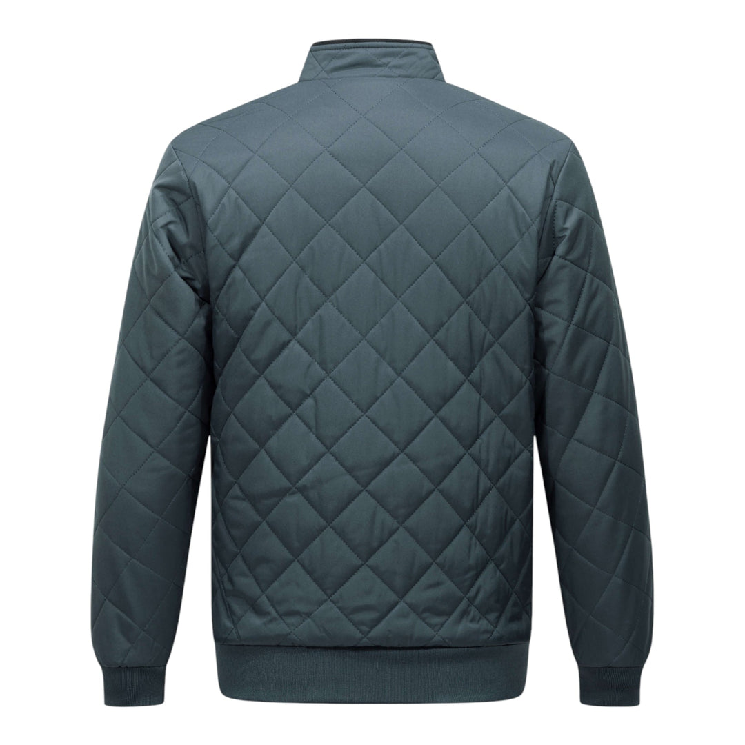 Hristo - Diamond Pattern Fleece Lined Jacket