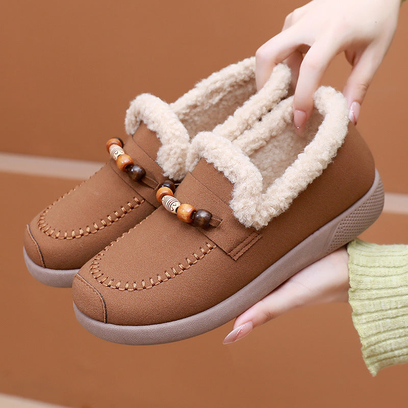 Comfortable Velvet Ballerinas EB EB