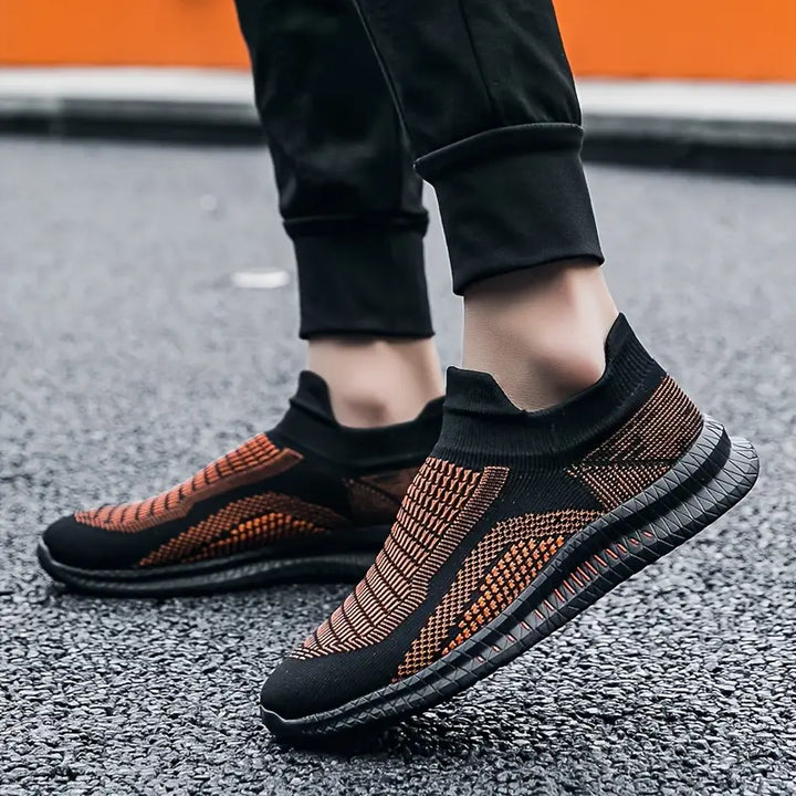 FlexStride Breathable Lightweight Knit Sneakers, view 10 - Elena Harper