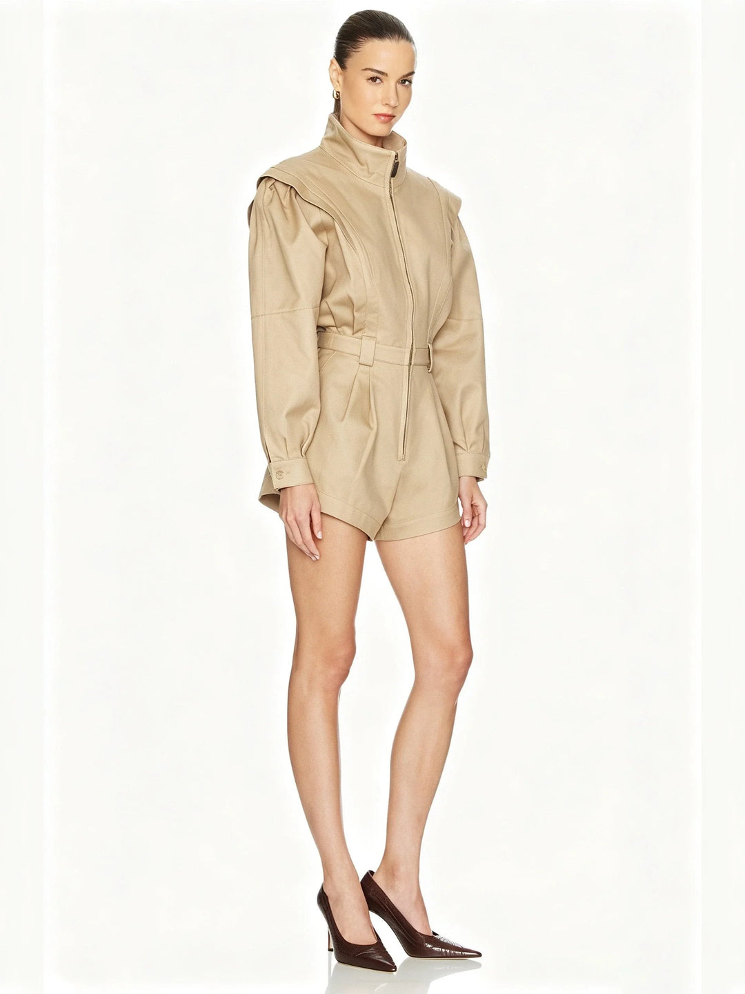 Modern Utility Jumpsuit, view 3 - Elena Harper