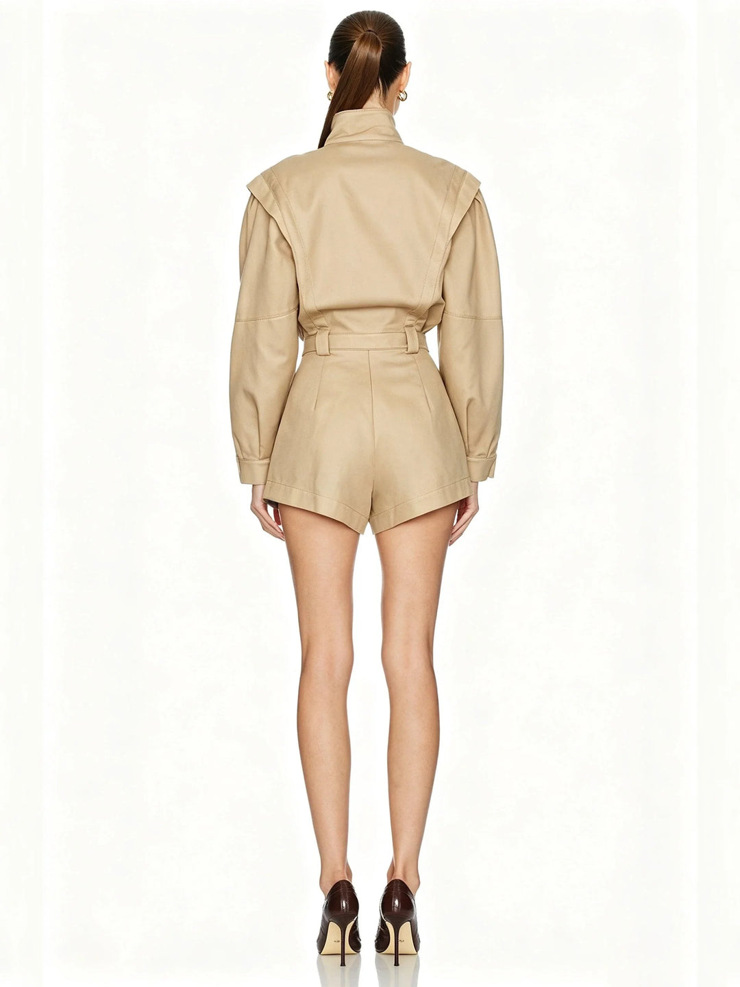 Modern Utility Jumpsuit, view 4 - Elena Harper
