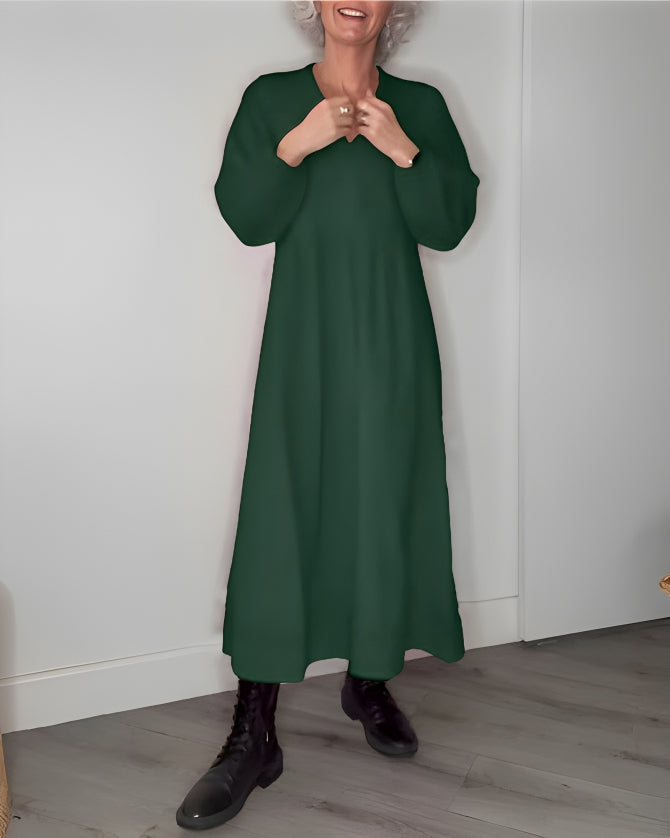Mia Elegant & Flattering Winter Dress - Elena Harper