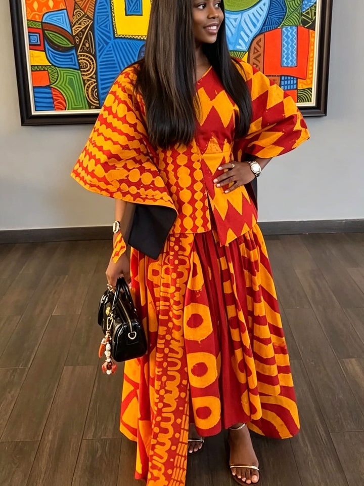 Bohemian Embroidered Maxi Dress