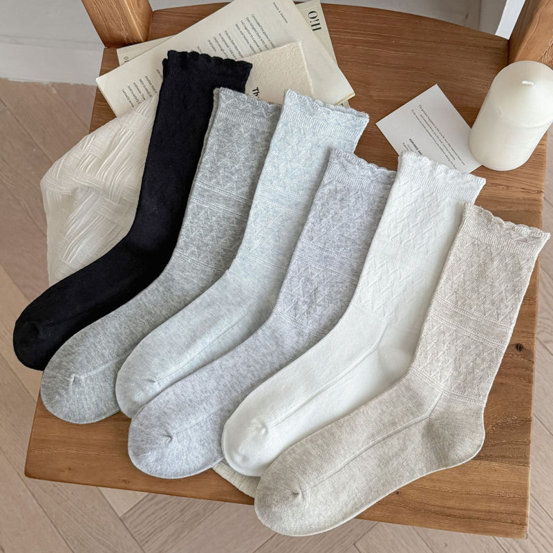 Casual Solid Socks