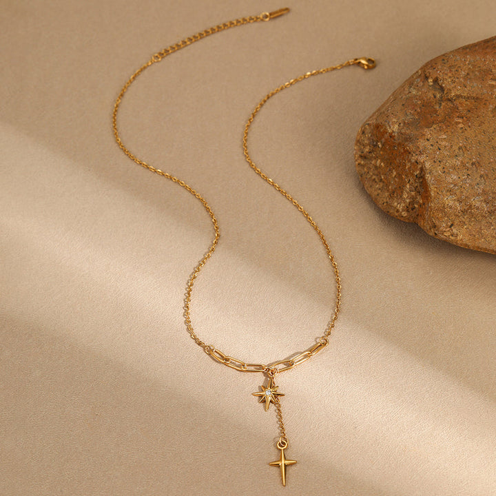 Bohemian Vintage Pendant Necklace, view 3 - Elena Harper