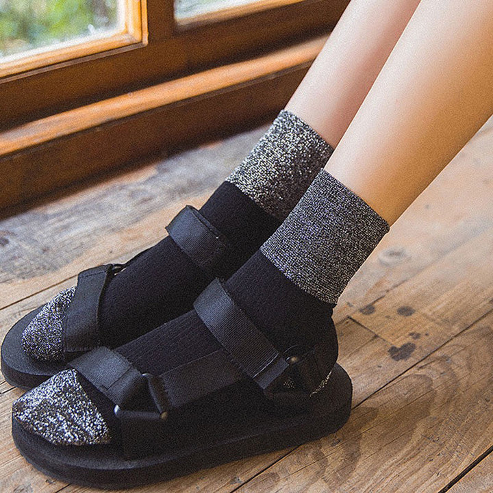 Casual Color Block Socks