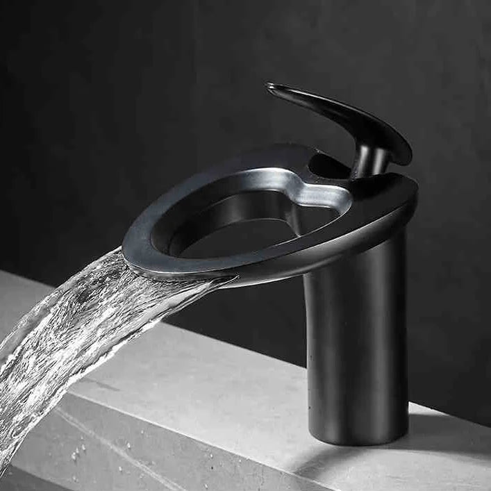 Copperflow Waterfall Bathroom Faucet, Single Hole - Elena Harper