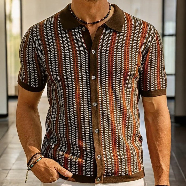 ELENA HARPER™  |  CHEVRON PATTERN SHIRT FOR MEN