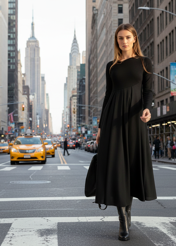 Leonetta Fluid and Light Dress, view 4 - Elena Harper
