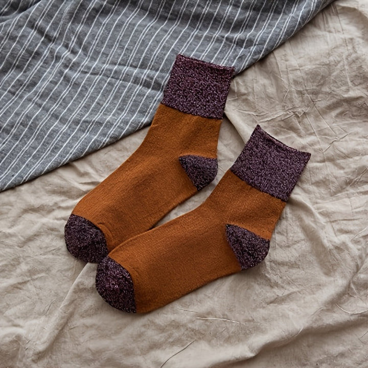 Casual Color Block Socks