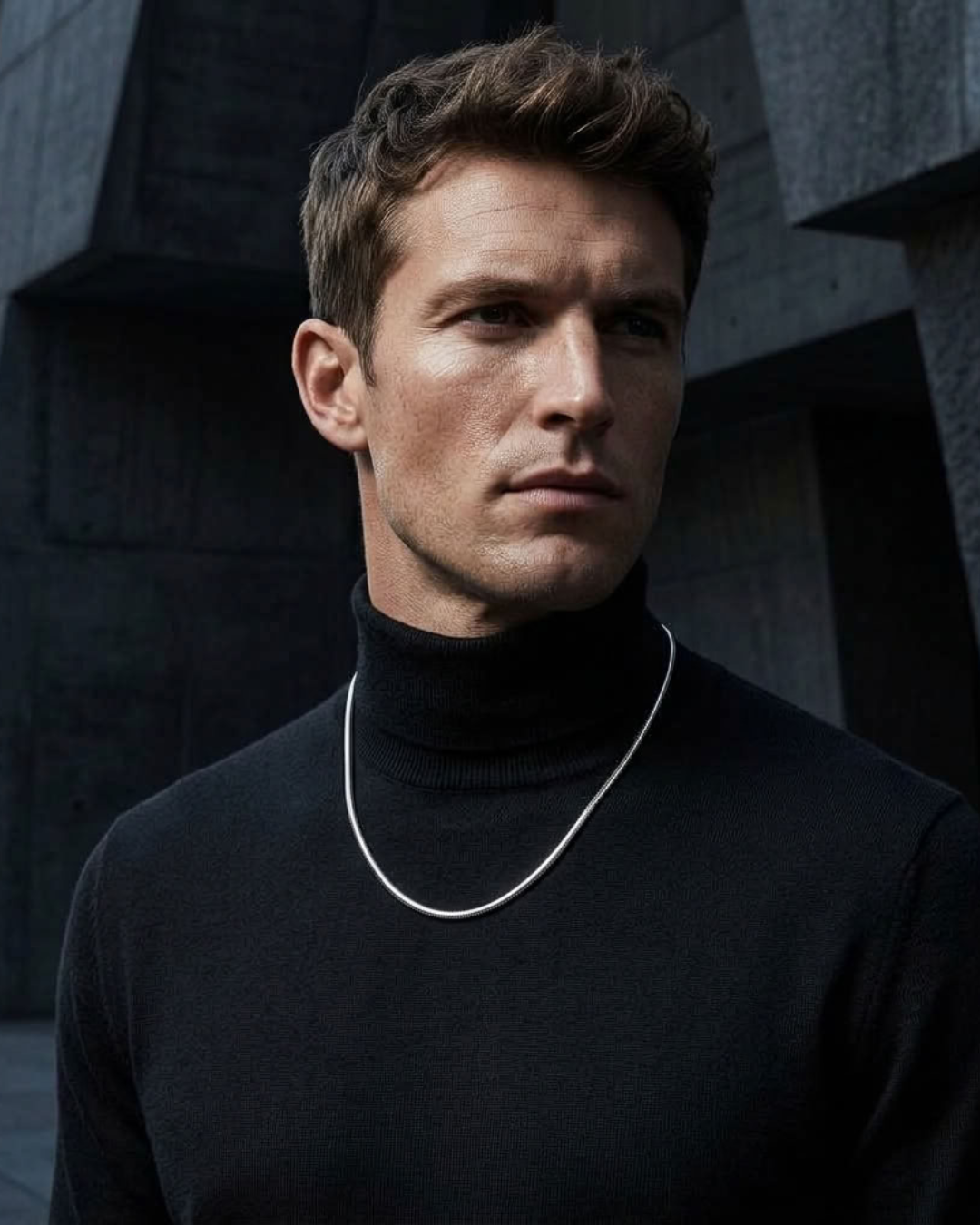 Round Chain Necklace 2 Mm for Men