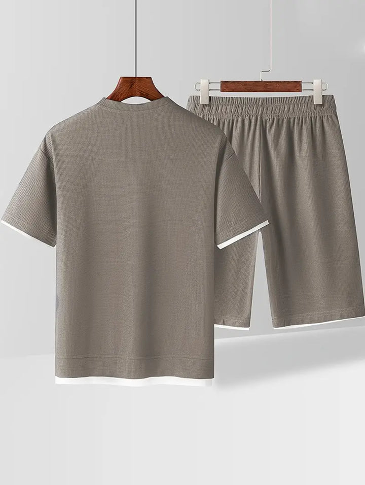 Freire Two-Piece Set with Short Sleeves, view 9 - Elena Harper