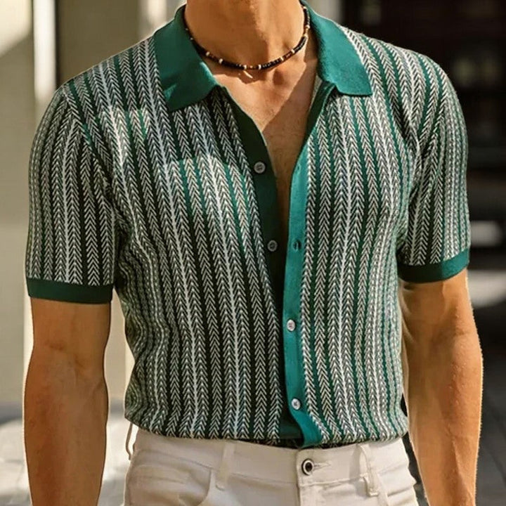 ELENA HARPER™  |  CHEVRON PATTERN SHIRT FOR MEN