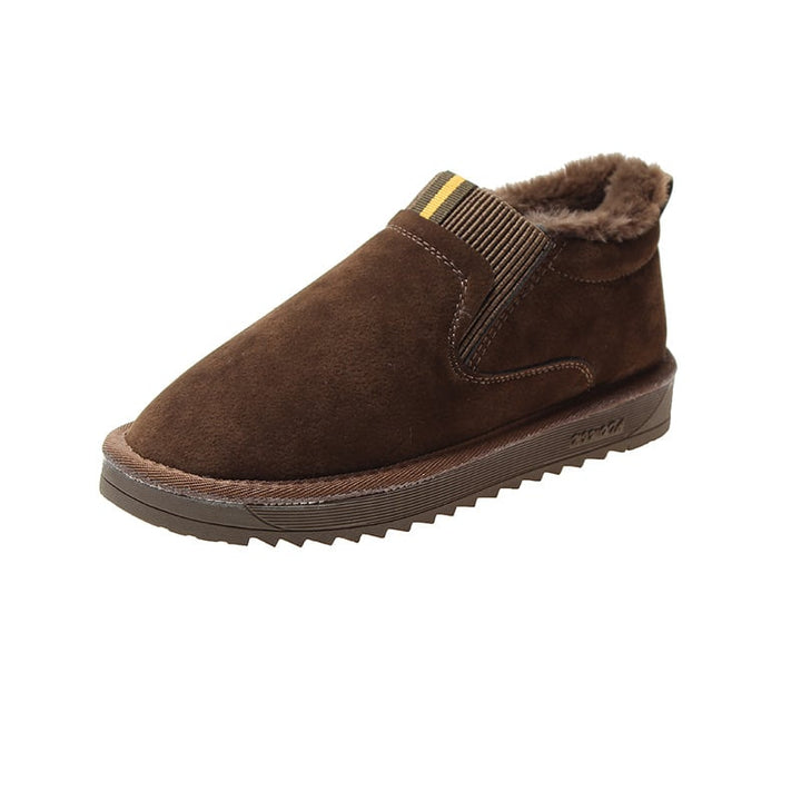 Women's suede-effect slippers with warm interior - Verayne