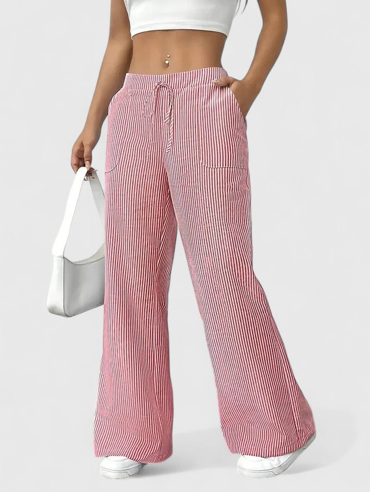 Sierra Stripe Flow Lounge Pants - Elena Harper