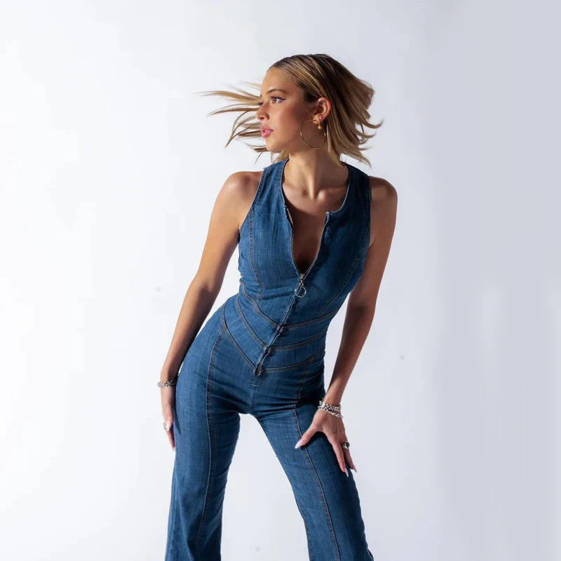 AINA - DENIM JUMPSUIT