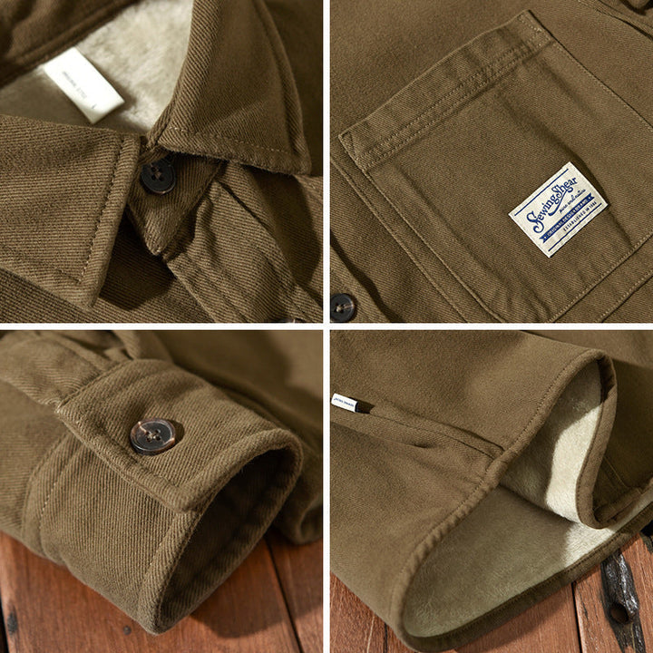 ELENA HARPER™  |  CARGO FLEECE SHIRT FOR MEN