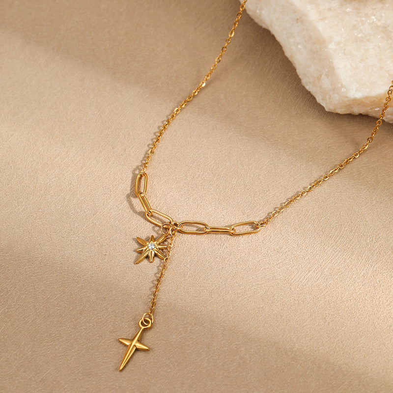 Bohemian Vintage Pendant Necklace, view 6 - Elena Harper