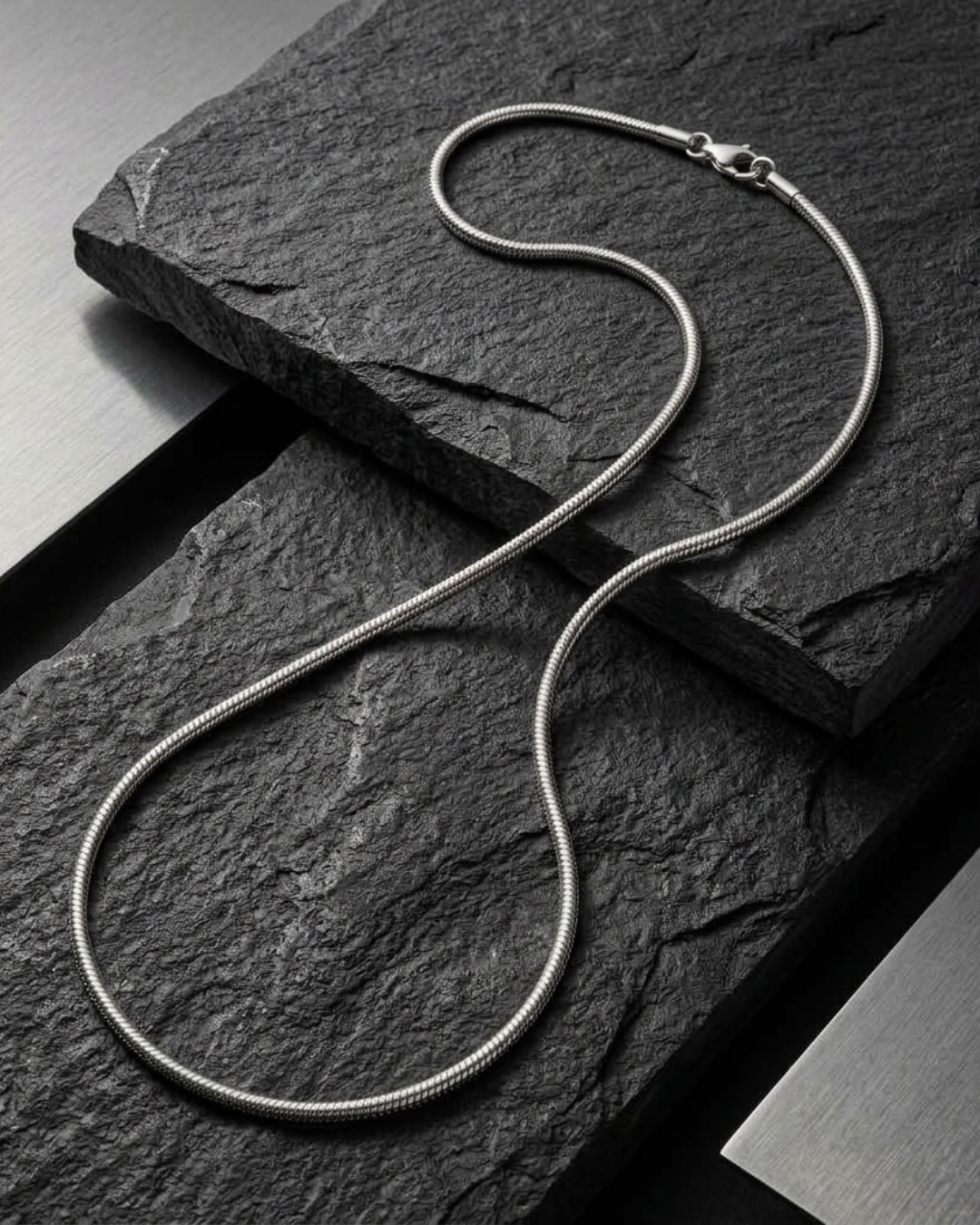 Round Chain Necklace 2 Mm for Men
