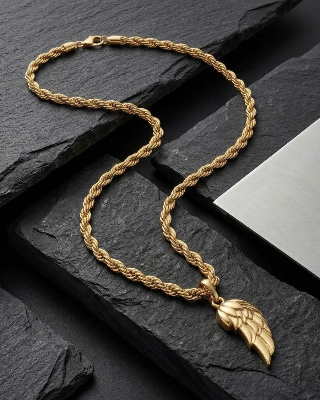 Wing Pendant Necklace for Men