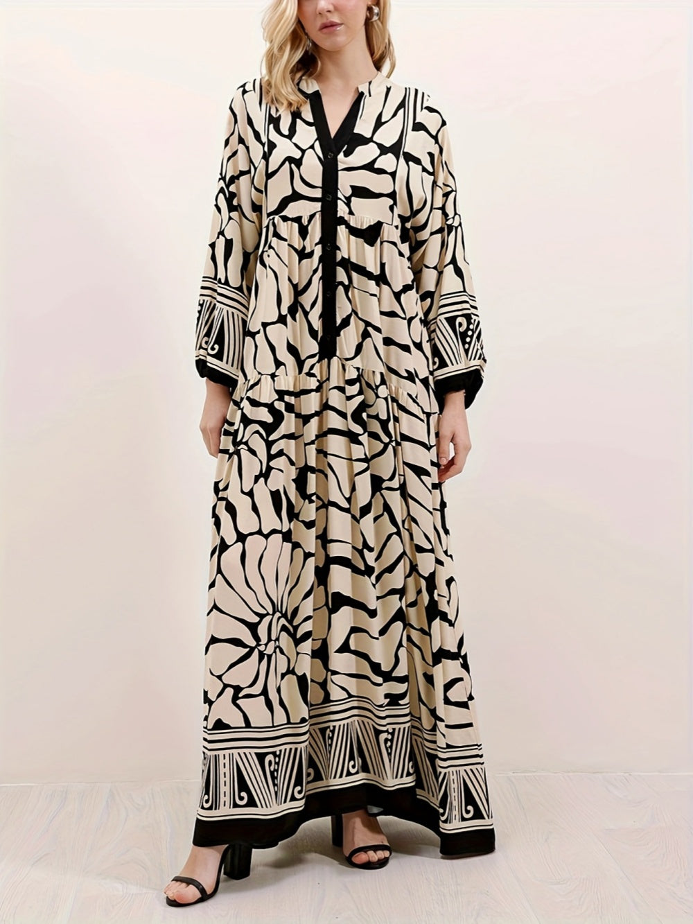 Elena Bohemian Bloom Maxi Dress - Elena Harper