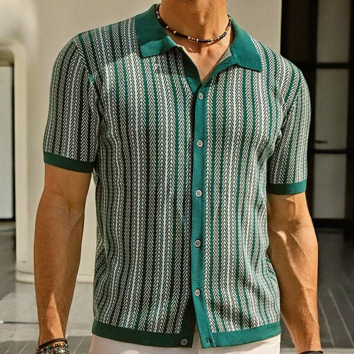 ELENA HARPER™  |  CHEVRON PATTERN SHIRT FOR MEN