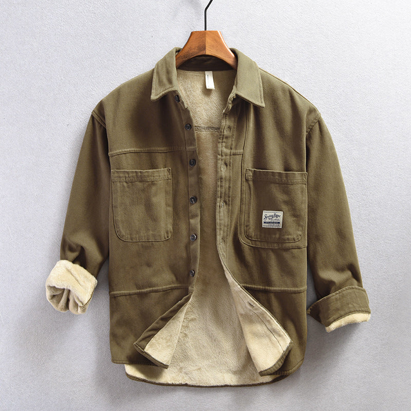 ELENA HARPER™  |  CARGO FLEECE SHIRT FOR MEN
