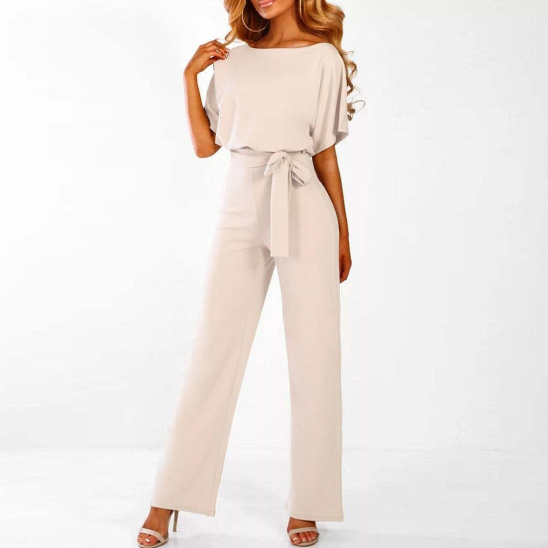 Victoria | Casual and Modern Women's Jumpsuit with Tie Belt
