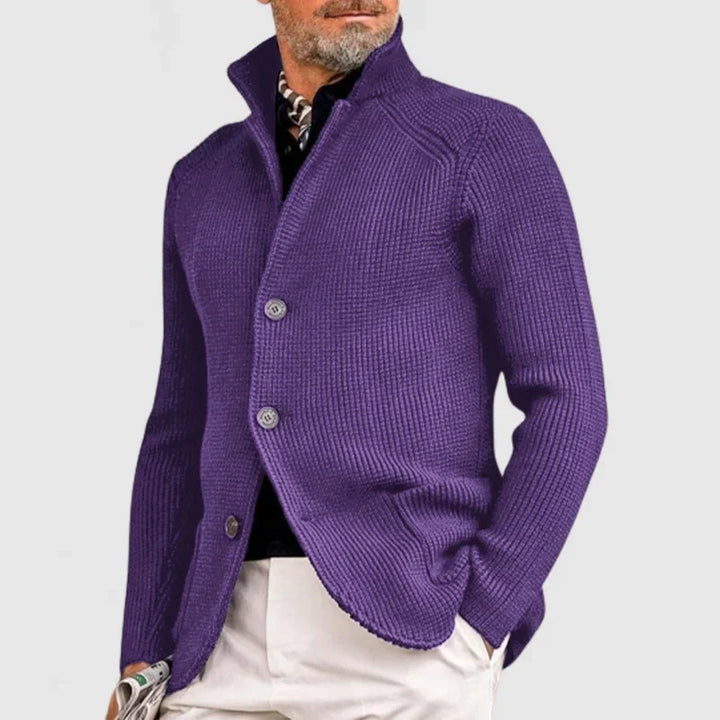 TYLER – CLASSIC BUTTON-UP KNIT CARDIGAN