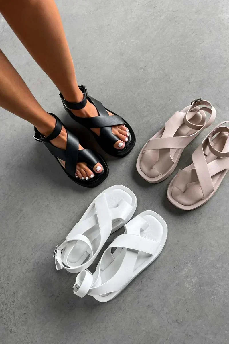 Hannah | Thick Gladiator Sandals