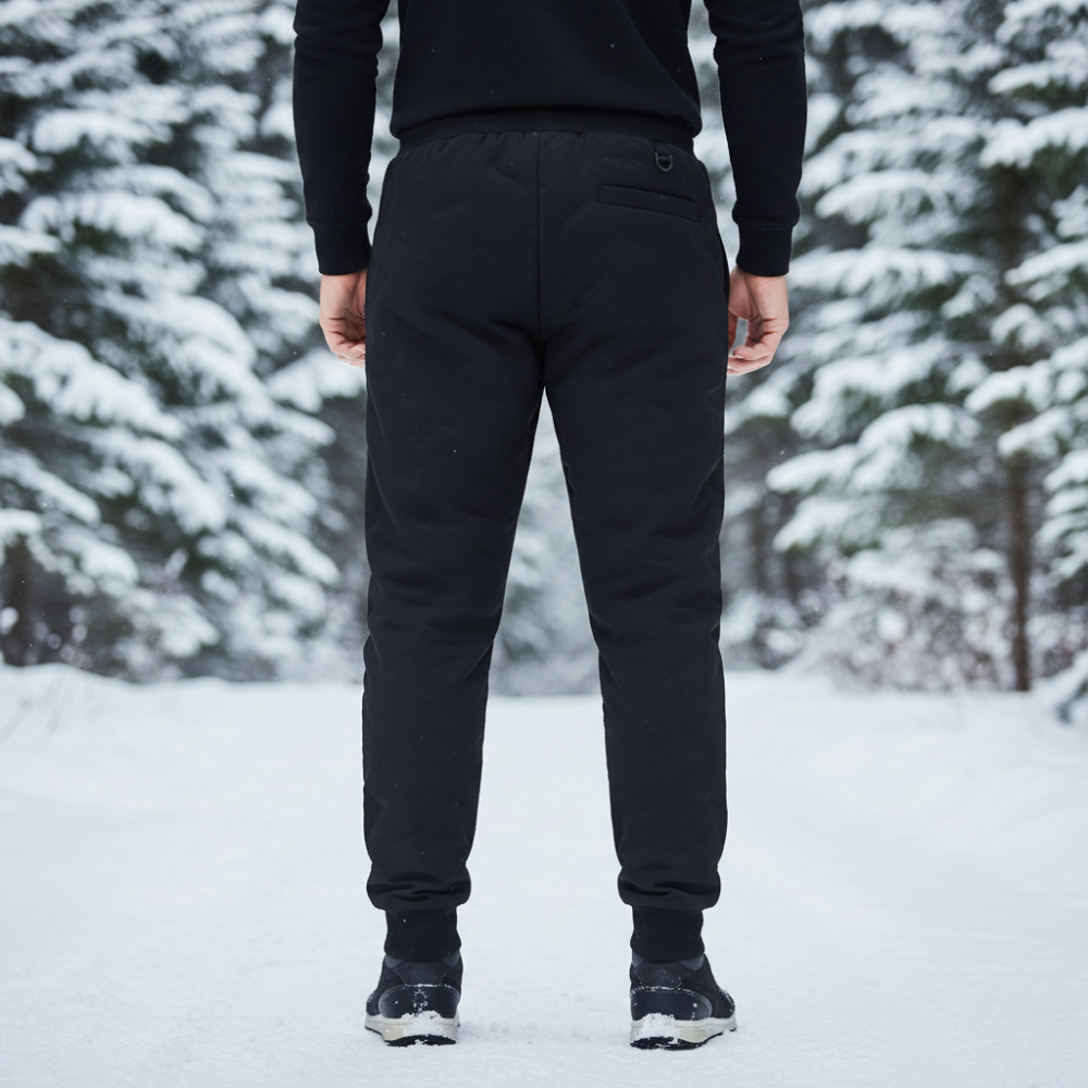 Arthur Warm and Cozy Men's Jogging Pants with Fleece Lining, view 4 - Elena Harper