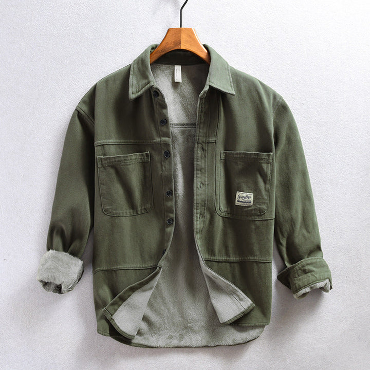ELENA HARPER™  |  CARGO FLEECE SHIRT FOR MEN