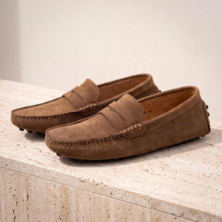 NOBA Suede Marina Loafers.