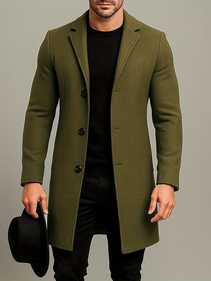 ELENA HARPER™  |  CLASSIC BUTTON COAT FOR MEN