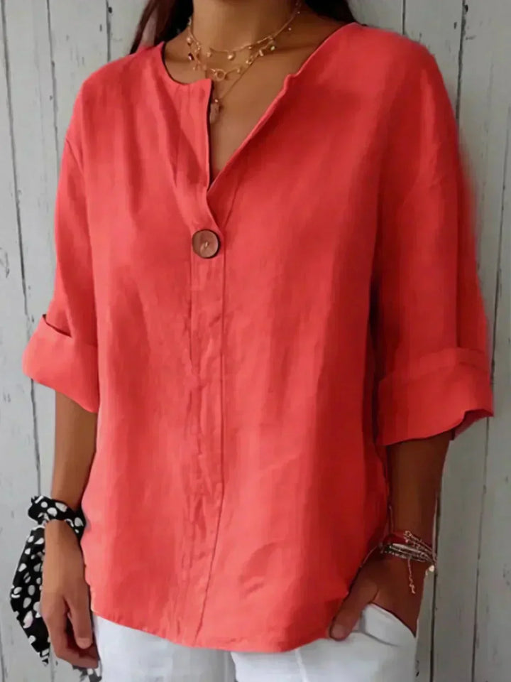 Zamma Top V-Neck Relaxed - Elena Harper