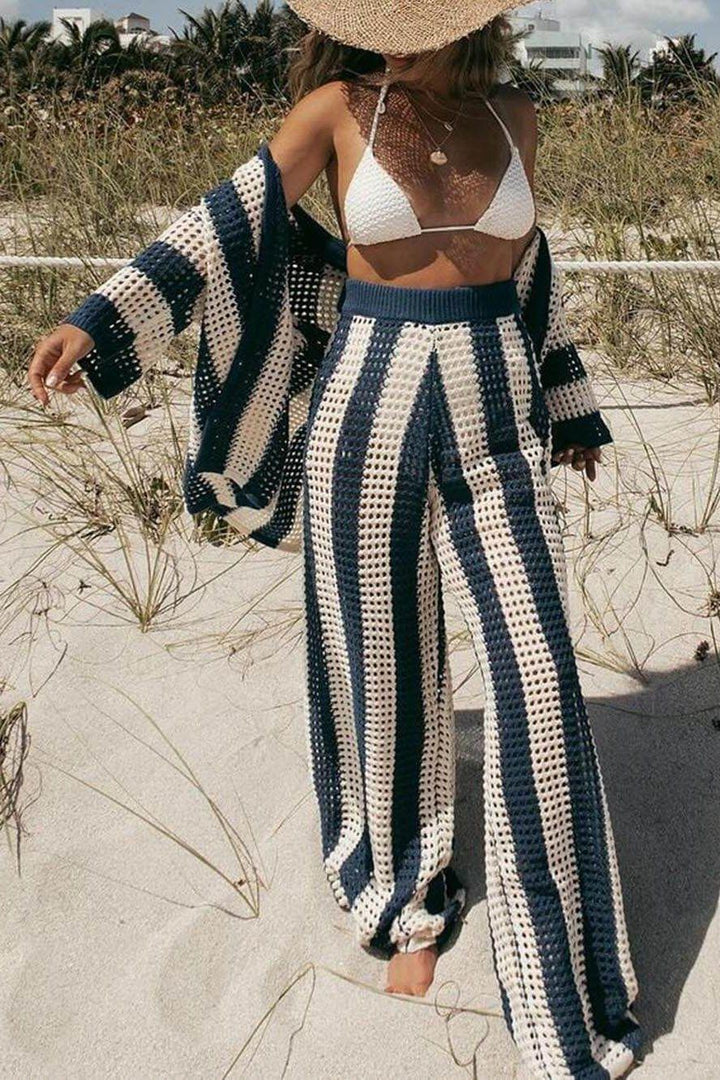 Amelia Striped Set Elegant & Comfortable - Elena Harper
